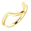 14K Yellow Gold 16X12mm Oval Band (Size 6)