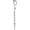 Sterling Silver Decorative Dangle Pendant