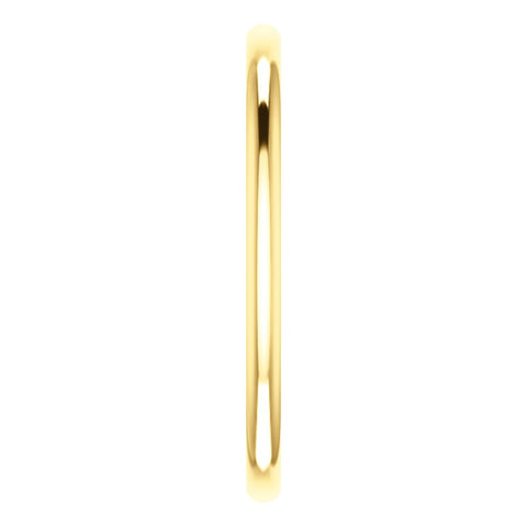 14k Yellow Gold 1.5mm Comfort Fit Band, Size 6