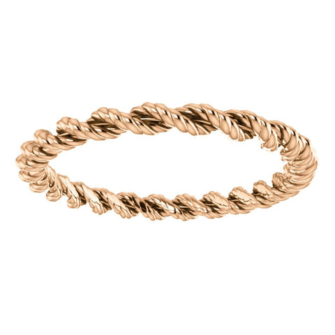 14k Rose Gold Band Size 7