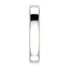 14k White Gold Band for Square Shank Solitaire Mounting, Size 7