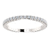 14k White Gold 3/8 CTW Diamond Eternity Band Size 5