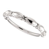 14k White Gold Band , Size 7
