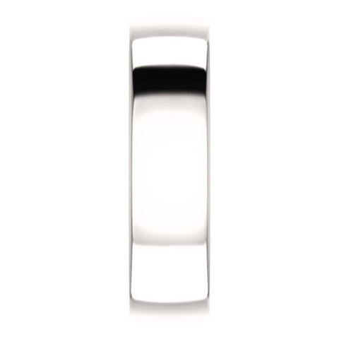 14k White Gold 6mm Band Size 7