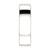 14k White Gold 6mm Band Size 7