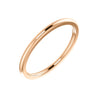 14k Rose Gold 1.5mm Comfort-Fit Band, Size 7.5