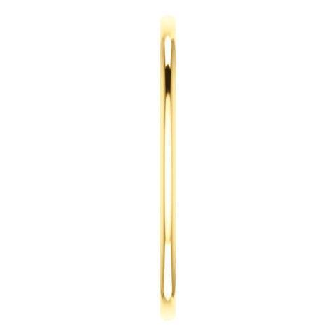14k Yellow Gold 1mm Comfort Fit Band, Size 6