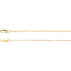 1.5 mm Lasered Titan Gold Cable Chain in 14k Yellow Gold ( 16-Inch )