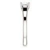 Platinum 1/2 CTW Diamond Princess Woven Engagement Ring, Size 7