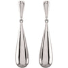 14k White Gold Pierced Style Earrings
