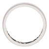 14k White Gold 6mm Paisley Design Band Size 12