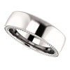 14k White Gold 6mm Band Size 7