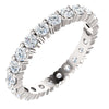 14k White Gold 1 1/6 ctw. Diamond Eternity Band, Size 5