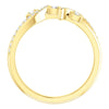 14k Yellow Gold 1/5 CTW Diamond Ring, Size 7