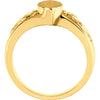 14k Yellow Gold Ladies' Signet Ring, Size 6