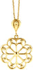 Precious Metal Fashion Necklace in 14k Yellow Gold ( 18.00-Inch )