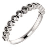14k White Gold 1/4 CTW Diamond Ring, Size 7