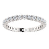 14k White Gold 5/8 CTW Diamond Eternity Band Size 6