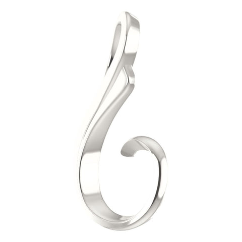 Sterling Silver Freeform Chain Slide