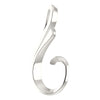 Sterling Silver Freeform Chain Slide
