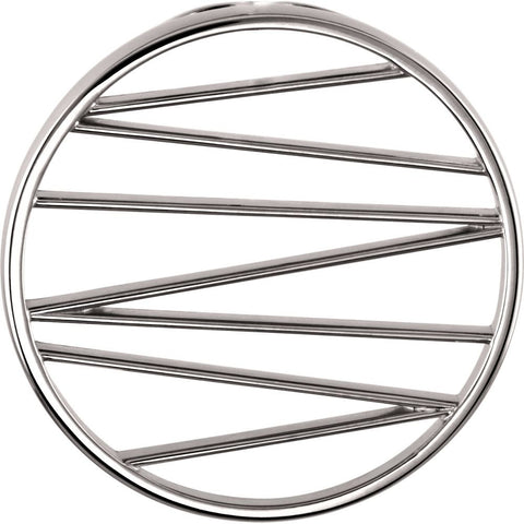 14k White Gold Metal Fashion Pendant