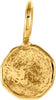 14K Yellow Gold Disc Pendant