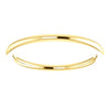 14k Yellow Gold 1.5mm Comfort Fit Band, Size 7