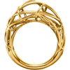 14k Yellow Gold Nest Design Ring, Size 7