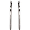 14k White Gold 30mm Hoop Earrings