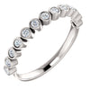 14k White Gold 1/4 ctw. Diamond Ring, Size 7