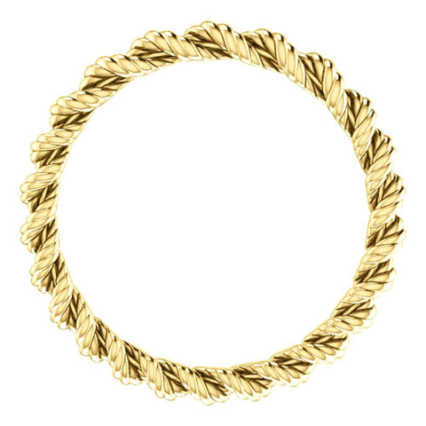 14k Yellow Gold Band Size 5.5