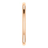 14k Rose Gold 1.5mm Comfort Fit Band, Size 5