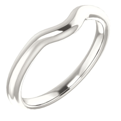 Sterling Silver Band for 4.1mm Round Ring, Size 7