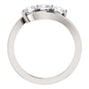 14k White Gold 3/4 CTW Diamond Anniversary Ring, Size 7