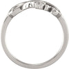Continuum Sterling Silver Love Infinity-Inspired Ring, Size 7