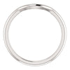 14k White Gold Band, Size 7