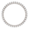 14k White Gold 3/8 CTW Diamond Eternity Band Size 5