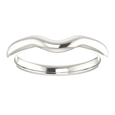 Sterling Silver Band for 4.1mm Round Ring, Size 7