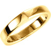 Band for Matching Square Shank Solitaire Mounting in 14K Yellow Gold (Size 7)