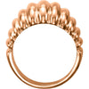 14k Rose Gold Design Ring, Size 7