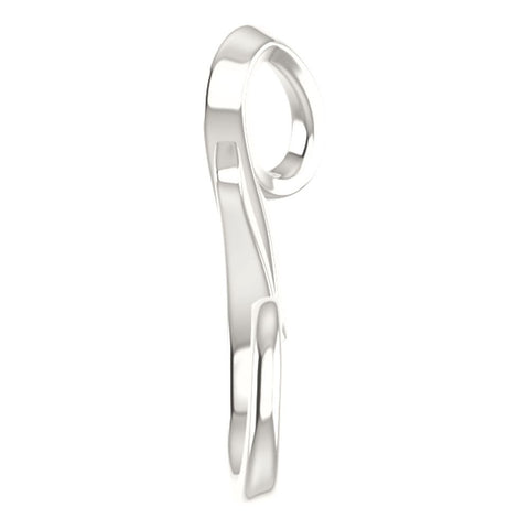 Sterling Silver Freeform Chain Slide