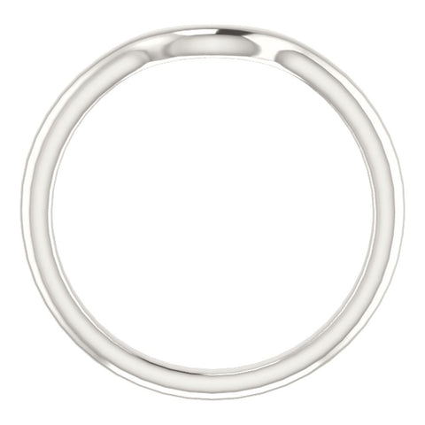 Sterling Silver Band for 4.1mm Round Ring, Size 7