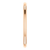 14k Rose Gold 1.5mm Comfort Fit Band, Size 7.5
