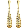 14k Yellow Gold Pierced Style Earrings