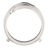 14k White Gold Ring Guard, Size 7