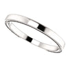 14k White Gold Sculptural-Inspired Band, Size 7