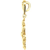 14k Yellow Gold Decorative Pendant