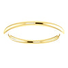 14k Yellow Gold 1.5mm Comfort Fit Band, Size 6