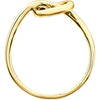 14k Yellow Gold Knot Design Ring, Size 7