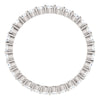 14k White Gold 3/4 CTW Diamond Eternity Band Size 8
